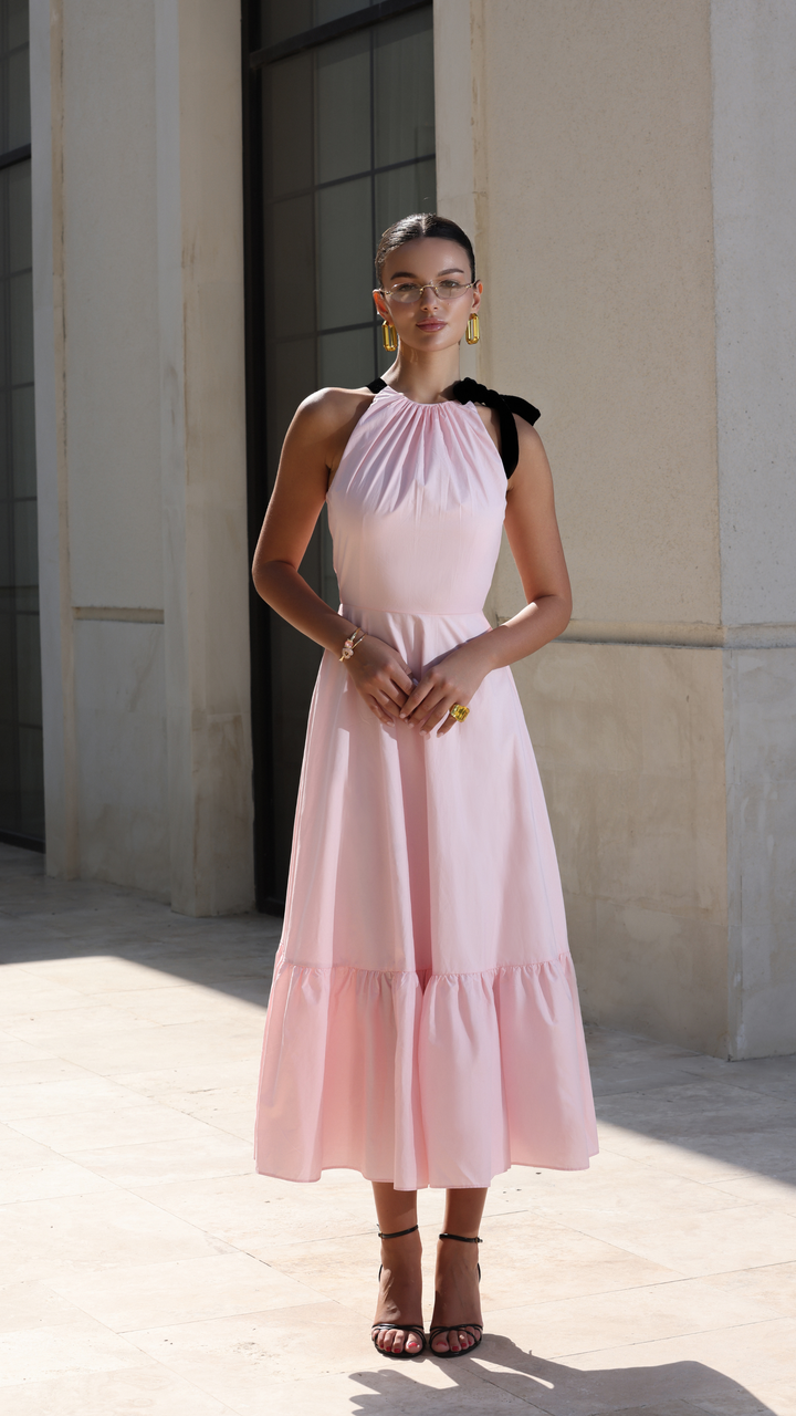 Rosalia Pink Maxi Dress