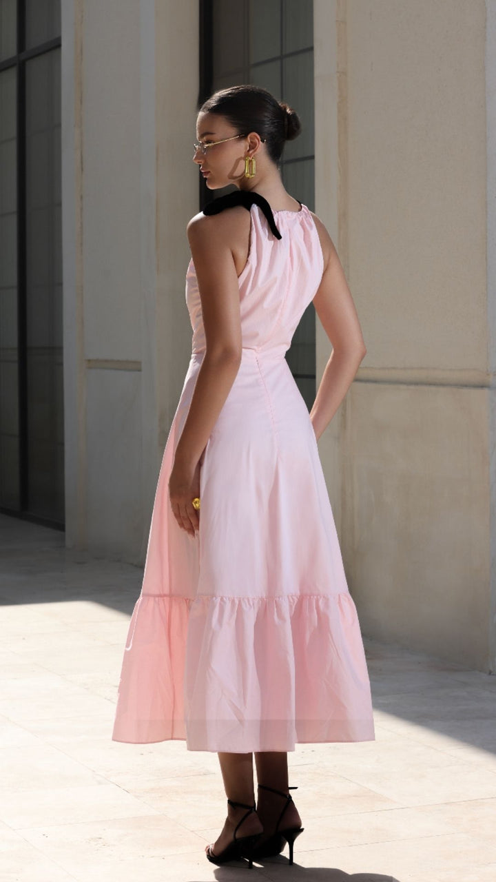Rosalia Pink Maxi Dress